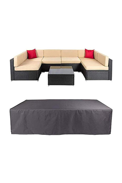 TBSITNS Patio Furniture Set Cover Outdoor Table and Chair Set Covers Water Resistant Large