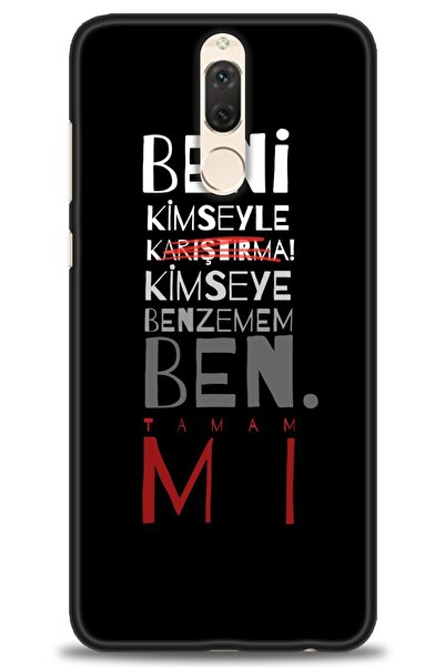 Rulet Aksesuar غطاء متوافق مع هاتف هواوي ميت 10 لايت HD مطبوع - غطاء سيليكون ...