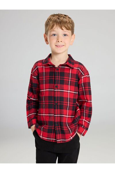 LC Waikiki Plaid Boy's Lumberjack Shirt