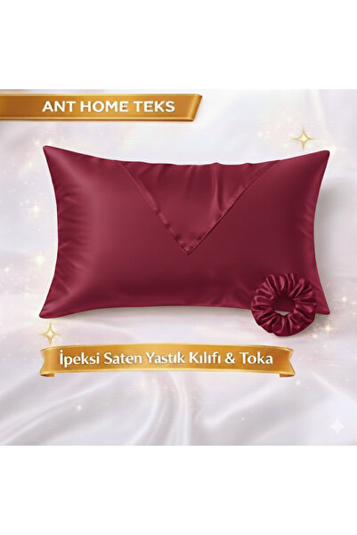 ANT HOME TEKS Mini set jedne svilene satenske jastučnice + kopča za kovrdžavu...