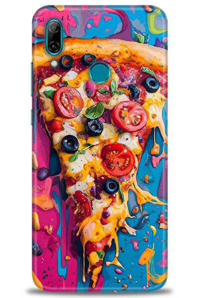 Rulet Aksesuar حافظة متوافقة مع هاتف هواوي بي سمارت 2019 HD مطبوع + واقي شاشة...