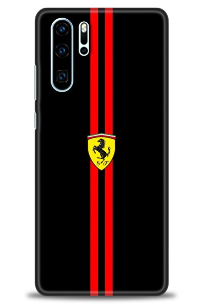 Rulet Aksesuar Huawei P30 Pro Uyumlu Kılıf HD Baskılı Kapak - Tasarım Silikon...