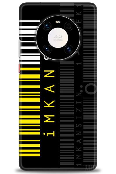 Rulet Aksesuar غطاء متوافق مع هاتف هواوي ميت 40 برو HD مطبوع - غطاء سيليكون ب...