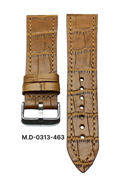 Mrv 22 MM-M.D SPOR TABA KROKO DOĞAL DİKİŞ DERİ KORDON