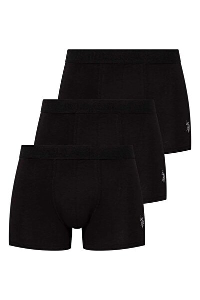 U.S. Polo Assn. 3-Pack Men's Modal Solid Color Boxer, 47% Modal 47% Cotton 6% Elastane
