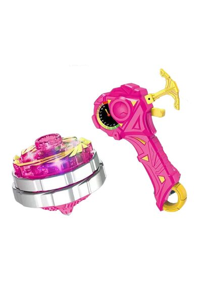 SCHENKERO مجموعة ألعاب جيروسكوب قتالية للأطفال، مصنوعة من سبيكة مطورة، مزودة بإضاءة، مع قاذفة رائعة للتدريب.