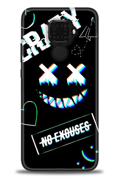 Rulet Aksesuar غطاء متوافق مع هاتف هواوي ميت 30 لايت HD مطبوع - غطاء سيليكون ...