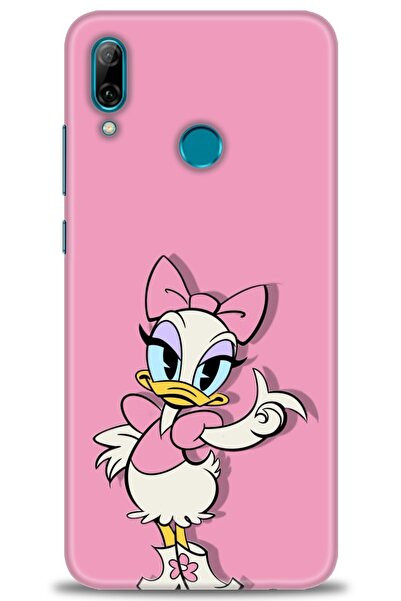 Rulet Aksesuar غطاء متوافق مع هاتف هواوي بي سمارت 2019 HD مطبوع - غطاء سيليكو...