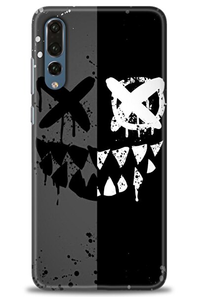 Rulet Aksesuar غطاء متوافق مع هاتف هواوي P20 Pro HD مطبوع - غطاء سيليكون مصمم...