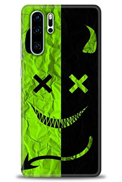 Rulet Aksesuar غطاء متوافق مع هاتف هواوي P30 Pro HD مطبوع - غطاء سيليكون بتصم...