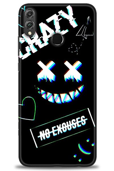 Rulet Aksesuar غطاء متوافق مع هاتف هواوي هونر 8X HD مطبوع - غطاء سيليكون مصمم...