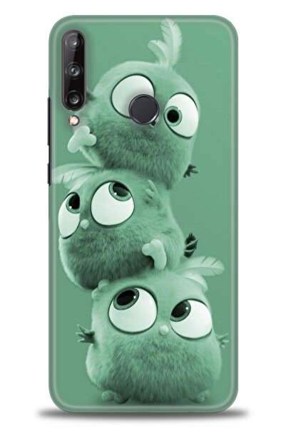 Rulet Aksesuar غطاء متوافق مع هاتف هواوي P40 Lite E HD مطبوع - غطاء سيليكون م...