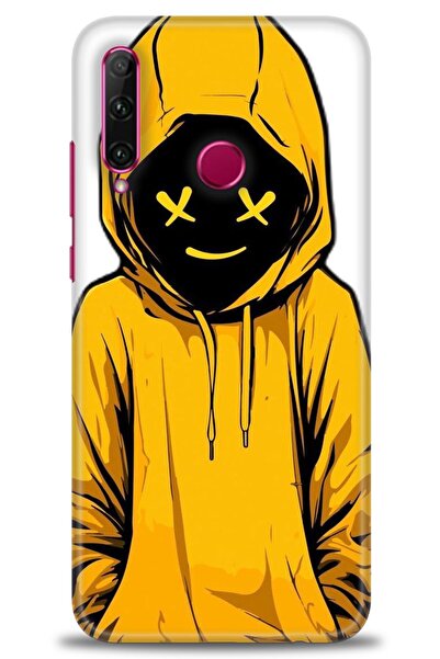 Rulet Aksesuar غطاء متوافق مع هاتف هواوي هونر 20 لايت HD مطبوع - غطاء سيليكون...