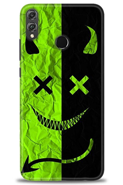 Rulet Aksesuar غطاء متوافق مع هاتف هواوي هونر 8X HD مطبوع - غطاء سيليكون مصمم...