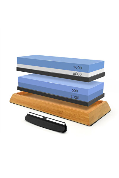 Choice8 Whetstone 4 in 1 SetB 2in1 Professional Sharpening stones Knife sharpener Double-side Whetstone Grin