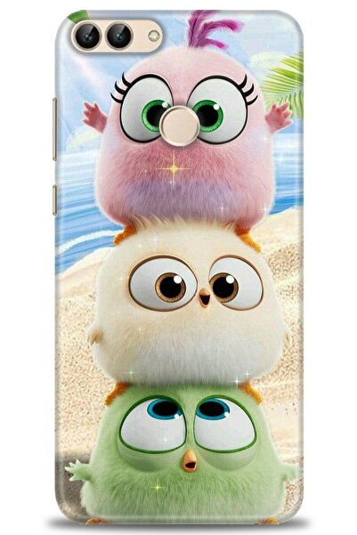 Rulet Aksesuar غطاء متوافق مع هاتف هواوي بي سمارت HD مطبوع - غطاء سيليكون مصم...