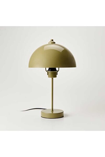 Evidea Lighting Metal Mantar Abajur - Parlak Zeytin Yeşili