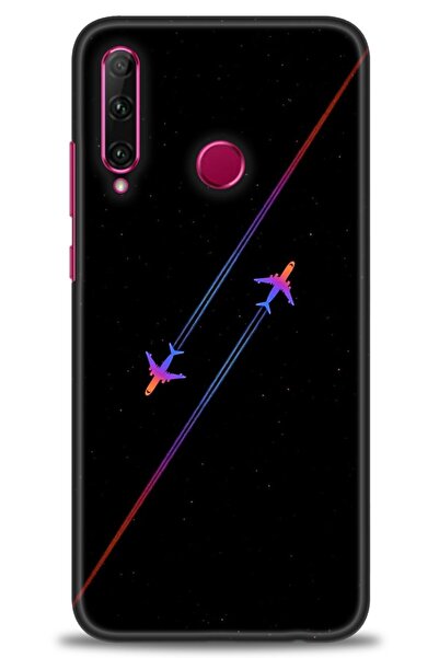 Rulet Aksesuar غطاء متوافق مع هاتف هواوي هونر 20 لايت HD مطبوع - غطاء سيليكون...