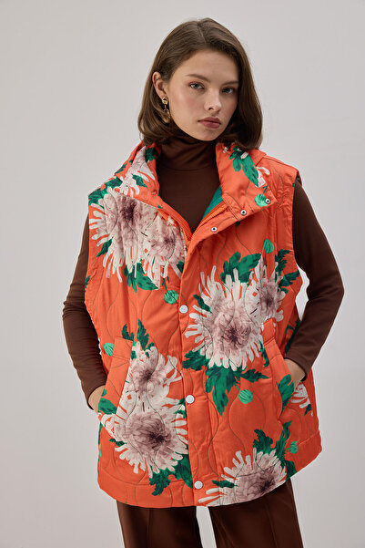 Touché Privé سترة منتفخة بغطاء للرأس