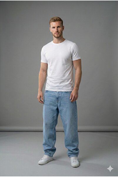 MYC Men’s Baggy Jeans – Relaxed Fit Wide Leg Denim Pants