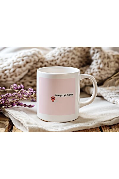 Beramussa No Location Needed I'M in Distress Written Mug – Location-Themed Funny and Minimal Humorous Cup