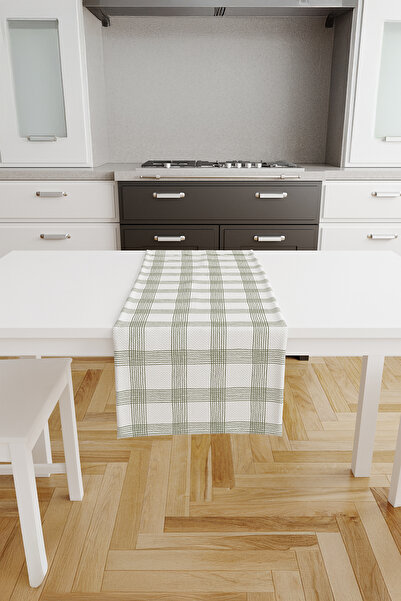 ASDİVA سجادة رودن بنمط منقوش - أخضر / أبيض-VR