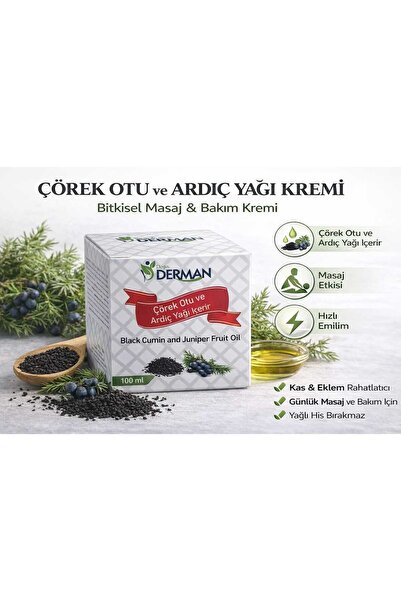 Derman EGELİDOĞALÜRÜNLER ÇÖREK OTU VE ARDIÇ KREMİ 100 ML