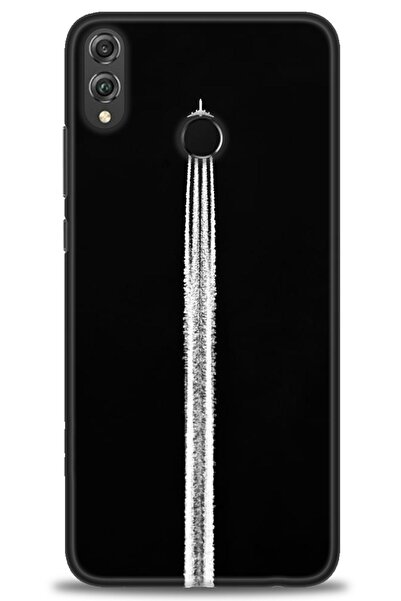 Rulet Aksesuar غطاء متوافق مع هاتف هواوي هونر 8X HD مطبوع - غطاء سيليكون مصمم...