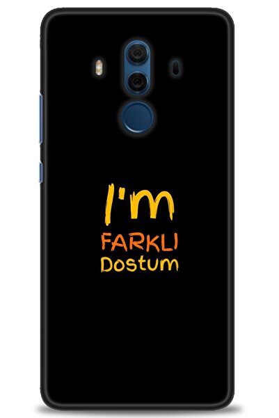 Rulet Aksesuar غطاء متوافق مع هاتف هواوي ميت 10 برو HD مطبوع - غطاء سيليكون م...