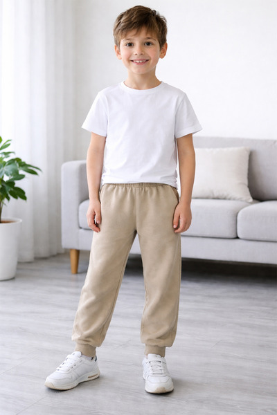 MYADA Βαμβακερό φλις παντελόνι με 3 κλωστές