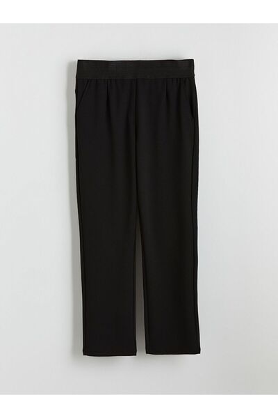 LC Waikiki بنطلون كريب نسائي بخصر مطاطي