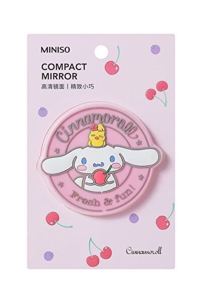 SANRIO Lisanslı Cinnamoroll Karikatür Silikon Tek Taraflı Taşınabilir Ayna