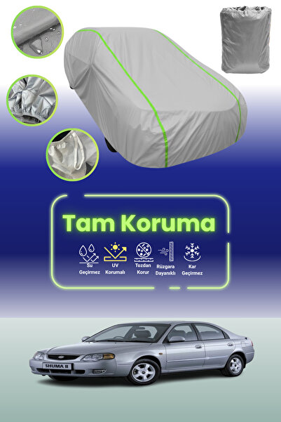 Dokaca Neo غطاء حماية للسيارة باللون الرمادي النيون قماش مجدّل كيا شوما 2001 ...