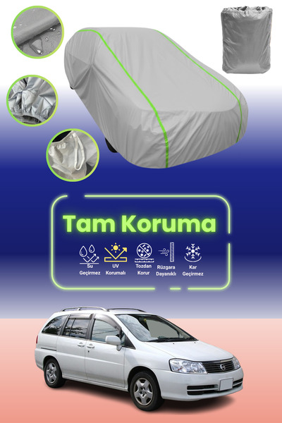 Dokaca Neo غطاء حماية للسيارة من القماش الرمادي النيون قماش مجدّل متوافق مع نيسان برايري