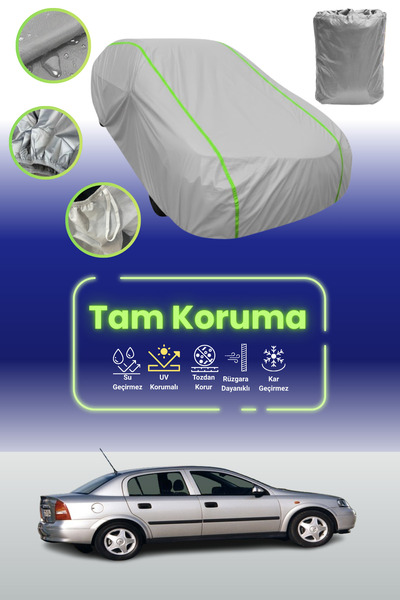 Dokaca Neo غطاء حماية للسيارة باللون الرمادي النيون قماش مجدّل متوافق مع سيار...