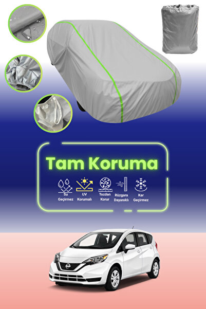 Dokaca Neo غطاء حماية للسيارة باللون الرمادي النيون قماش مجدّل متوافق مع نيسا...