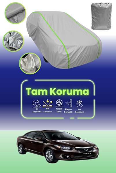 Dokaca Neo غطاء حماية للسيارة باللون الرمادي النيون قماش مجدّل متوافق مع سيار...