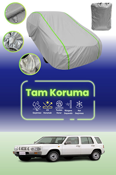 Dokaca Neo غطاء حماية للسيارة من القماش الرمادي النيون قماش مجدّل نيسان راشين متوافق مع قماش السيارة