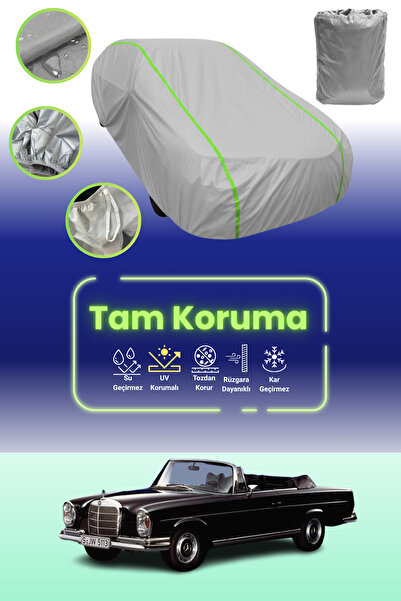 Dokaca Neo غطاء حماية للسيارة باللون الرمادي النيون قماش مجدّل مرسيدس كابريول...