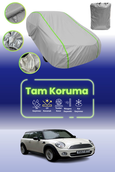 Dokaca Neo غطاء حماية من القماش للسيارة باللون الرمادي النيون قماش مجدّل ميني كوبر كلوبمان 2007 - 2015