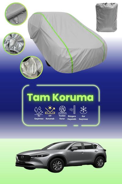 Dokaca Neo غطاء حماية للسيارة من القماش الرمادي النيون قماش مجدّل مازدا CX-5 ...