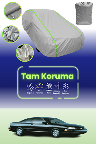 Dokaca Neo غطاء حماية للسيارة من القماش الرمادي اللامع قماش مجدّل شيفروليه مونتي كارلو V متوافق مع غطاء حماية السيارة من القماش