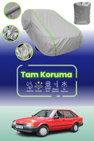 Dokaca Neo غطاء حماية للسيارة من القماش الرمادي النيون قماش مجدّل فورد إسكورت...