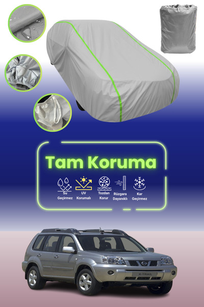 Dokaca Neo غطاء حماية لسيارة نيسان إكس تريل قماش مجدّل باللون الرمادي النيون ...