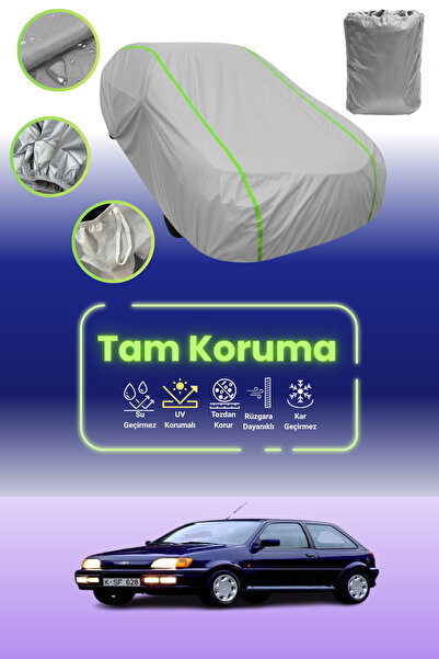 Dokaca Neo غطاء حماية للسيارة باللون الرمادي النيون قماش مجدّل فورد فييستا 3 ...