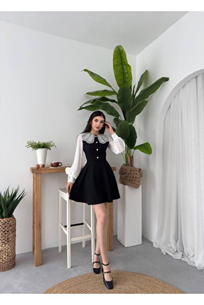 Karteks Bebe Yaka Elbise