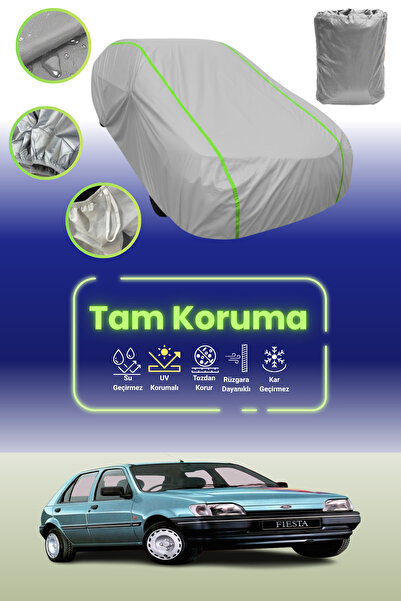 Dokaca Neo غطاء حماية للسيارة باللون الرمادي النيون قماش مجدّل فورد فييستا 5 ...