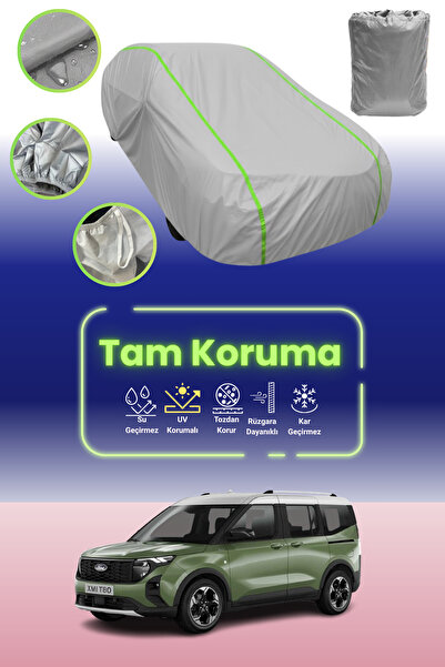 Dokaca Neo غطاء حماية للسيارة من القماش الرمادي النيون قماش مجدّل فورد تورنيو...