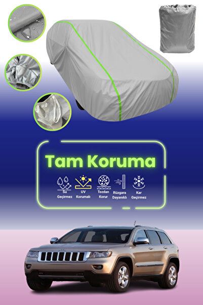 Dokaca Neo غطاء حماية للسيارة باللون الرمادي النيون قماش مجدّل جيب شيروكي 201...