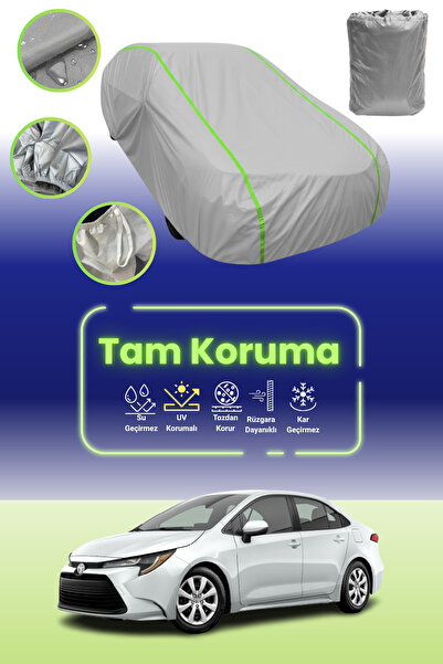 Dokaca Neo غطاء حماية للسيارة من القماش الرمادي النيون قماش مجدّل متوافق مع س...